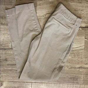 Old navy pixie pants size 4 Tan ankle length